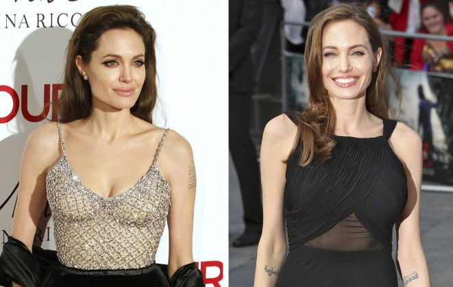 Анджелина Джоли после увеличения груди