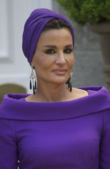 Шейха Моза до и после пластики