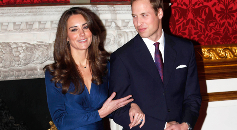 На пальце Кейт кольцо, подаренное Уильямом и ранее принадлежавшее принцессе Диане