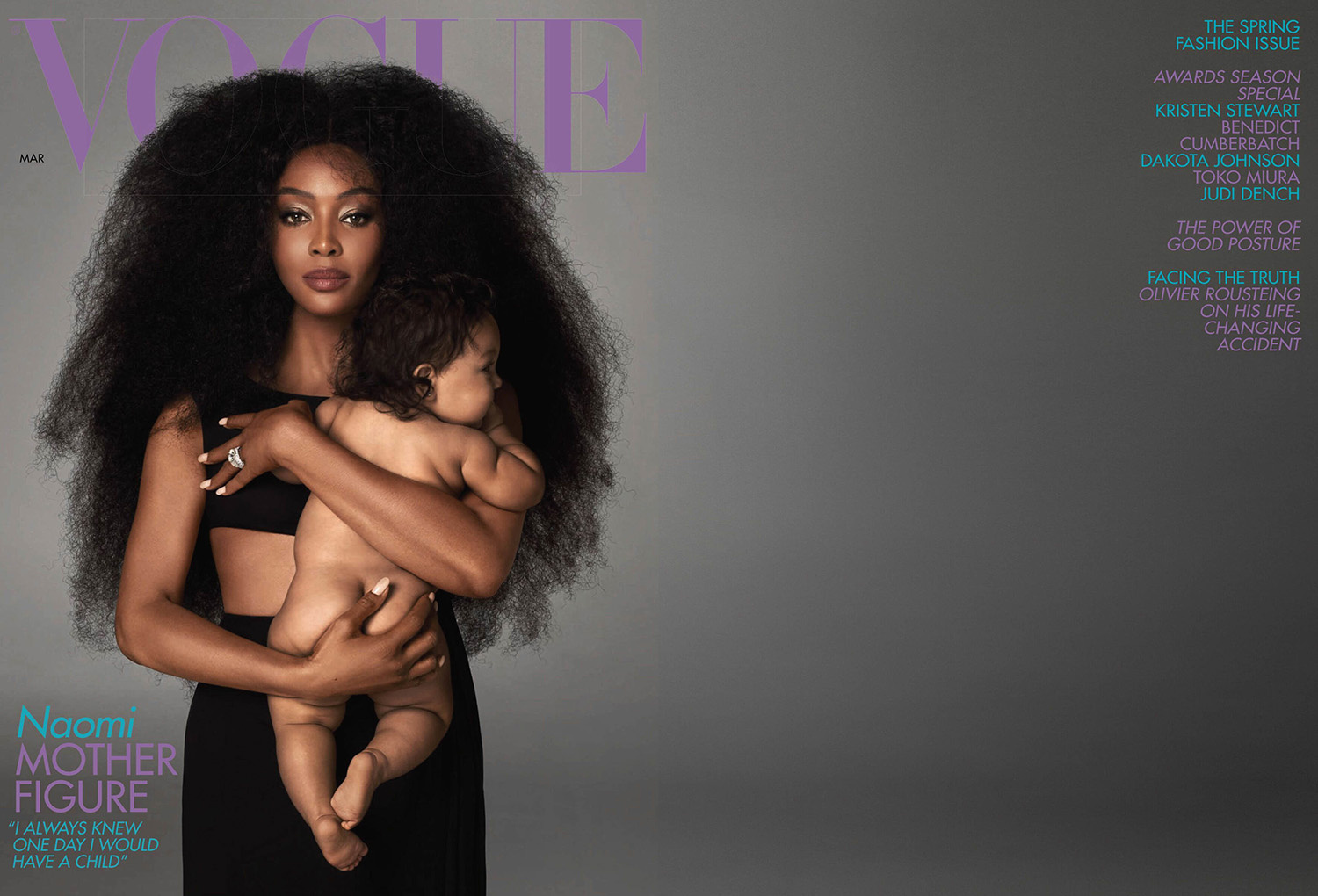 Фото Наоми Кэмпбелл с дочерью