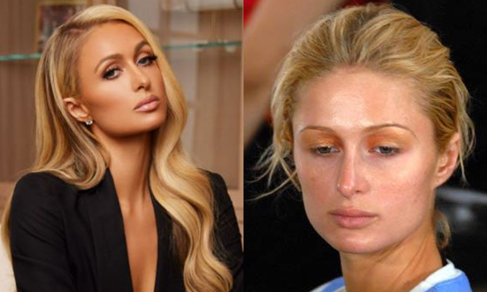 Пэрис Хилтон без макияжа