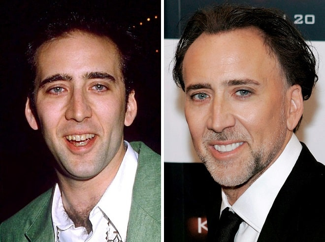 Фото: Николас Кейдж в молодости и сейчас