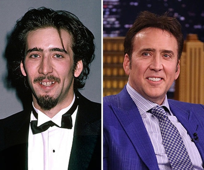 Фото: Николас Кейдж в молодости и сейчас