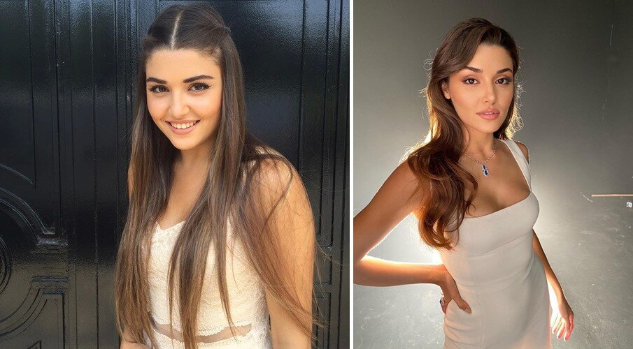 Ханде Эрчел до и после пластики