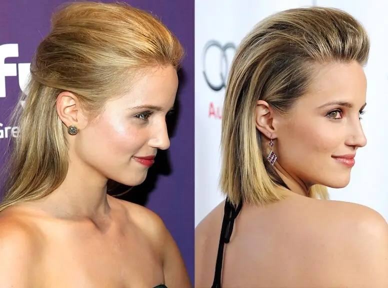 Фото: Диана Агрон до и после