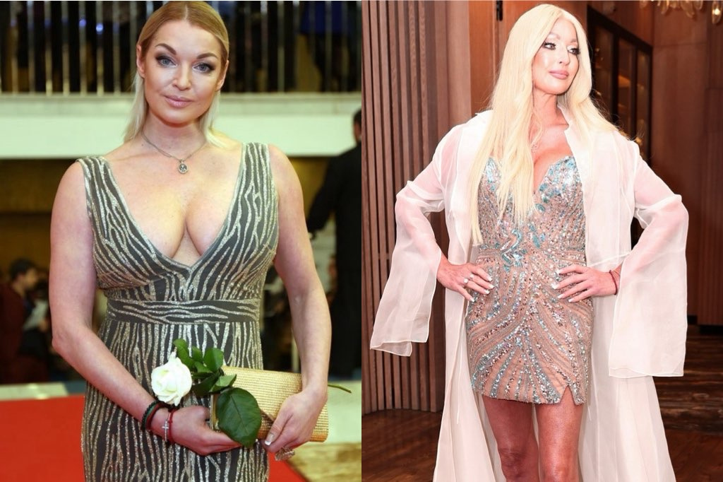 Анастасия Волочкова до и после смены имиджа