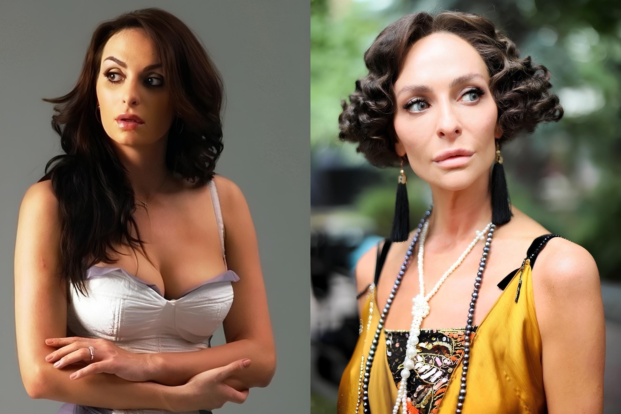 Екатерина Варнава в молодости и сейчас