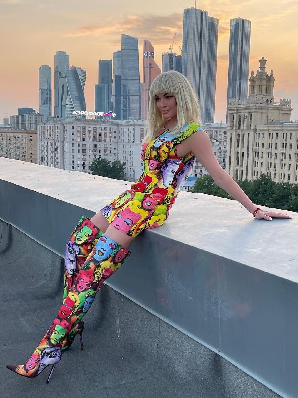 Новая прическа Анастасии Волочковой 