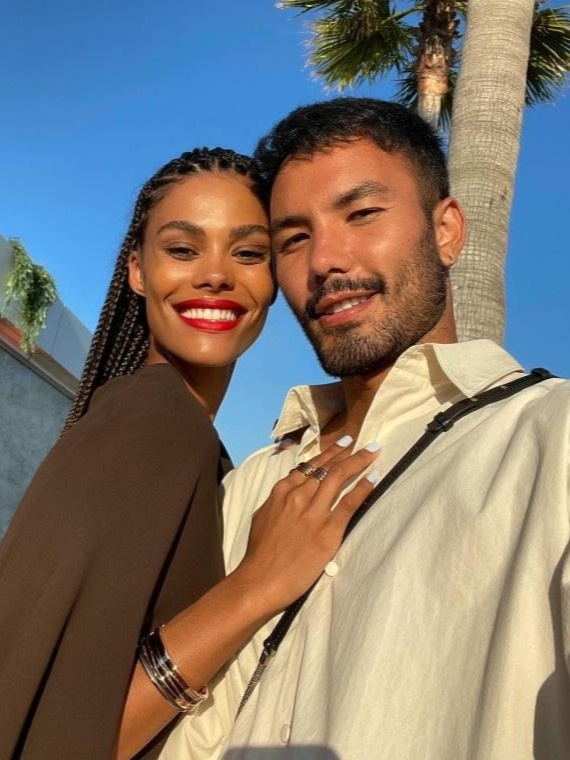 Тина Кунаки и Виктор Сантьяго