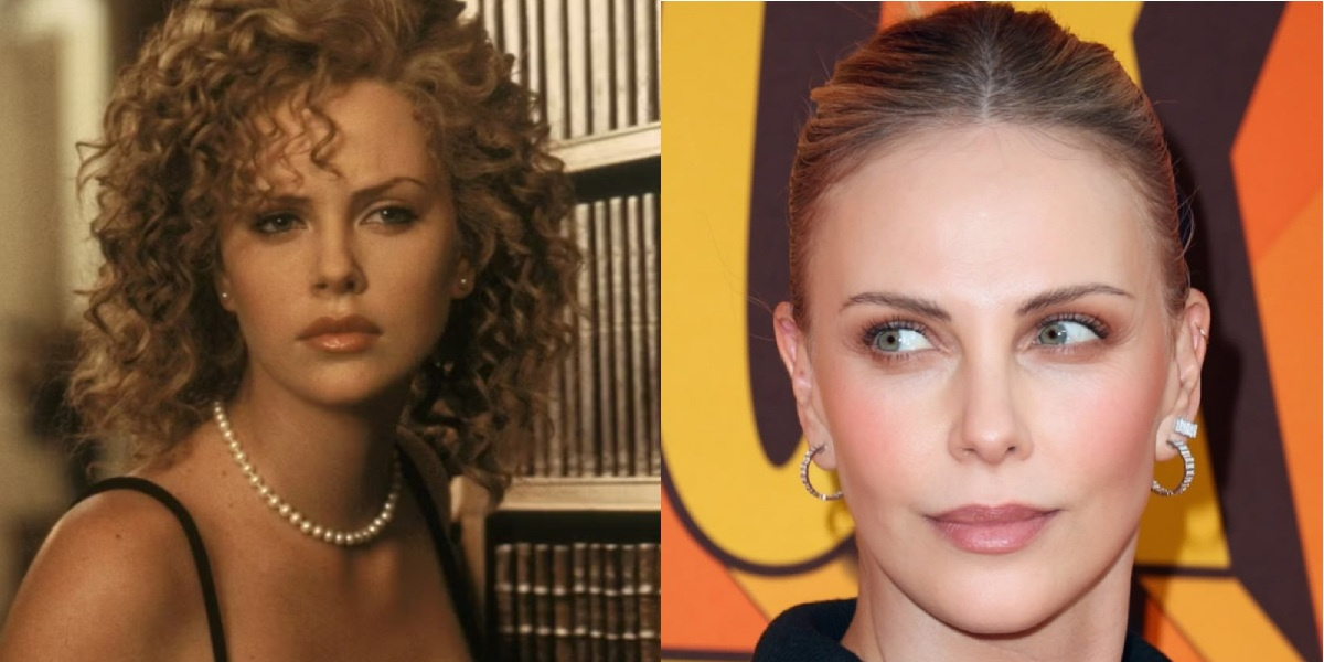 Шарлиз Терон в фильме «Адвокат дьявола» и в 2025 году