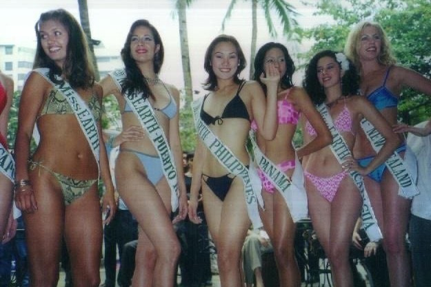 Виктория Боня на конкурсе «Мисс Земля»