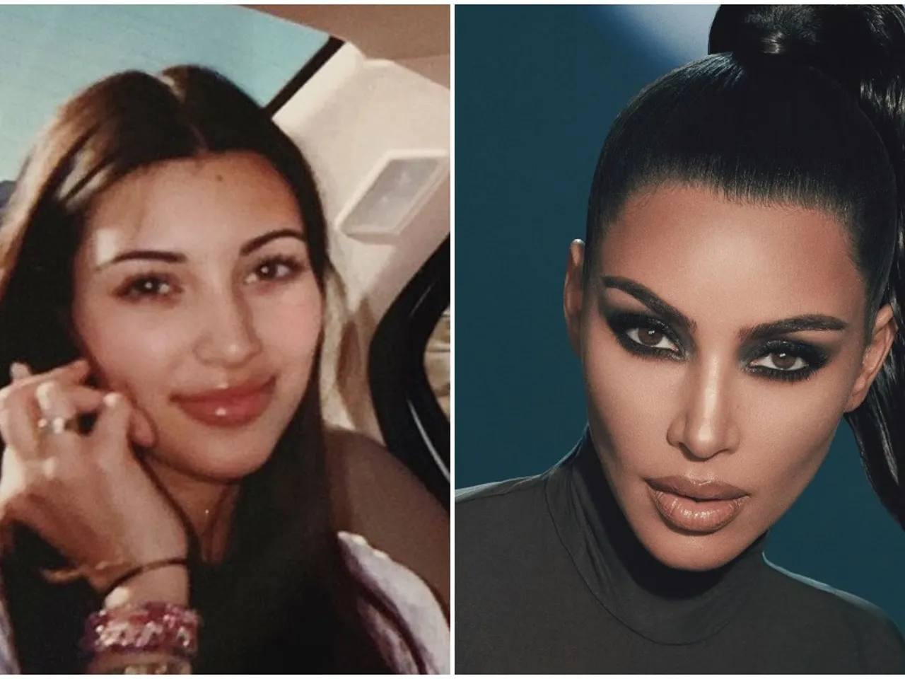 Фото: Ким Кардашьян до и после